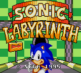 Sonic Labyrinth (USA, Europe) Title Screen